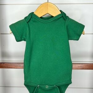 Laughing Giraffe, Green, Baby Onesie
